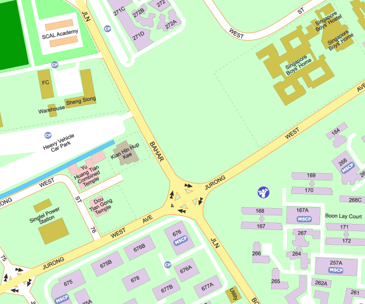 A Day In SG Car half a body ahead of Traffic Police bike