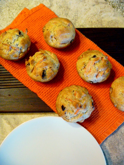 Sour Cream Carrot Cake Muffins - The BEST muffin EVER! Tender and moist muffins are perfect for Easter morning or at a sweet and savory Brunch. - Slice of Southern