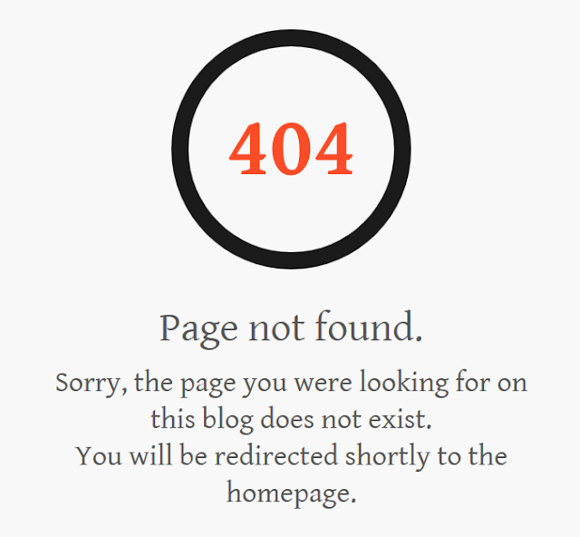 Cara redirect blog 404 custom page not found