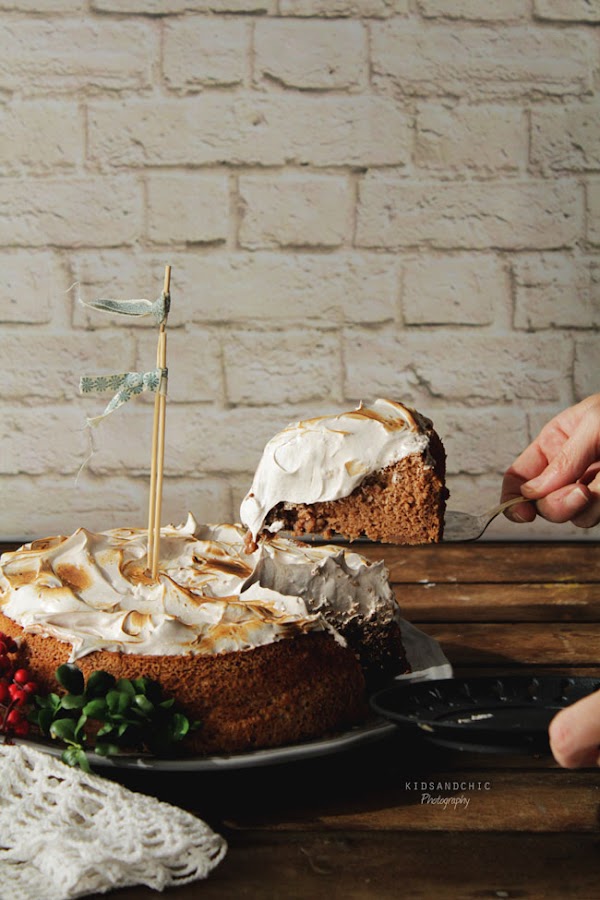 Tarta de Chocolate sin lactosa kidsandchic