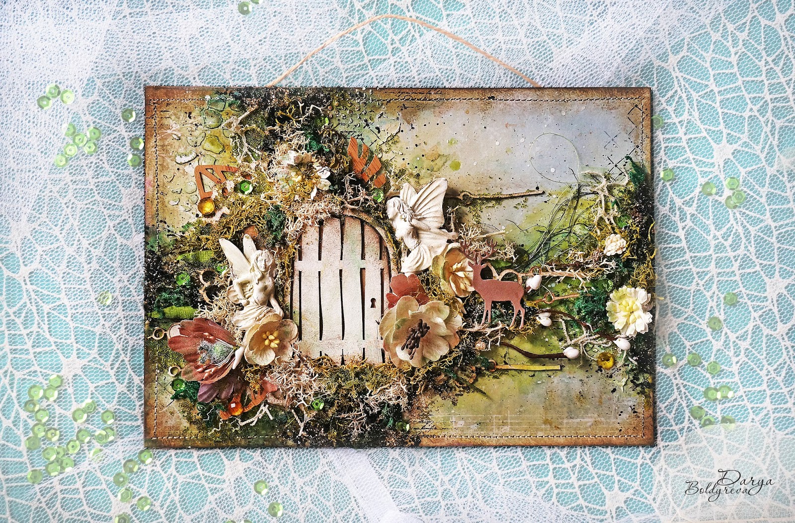 Техника декупаж на открытках, нарисованные