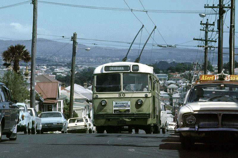 transpress nz Auckland trolley in 1976