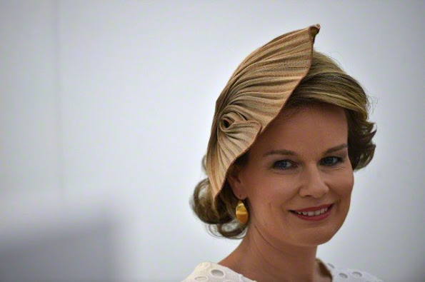 Queen Mathilde of Belgium attends the award ceremony for the laureates of the Queen Elisabeth Violin Competition 2015 