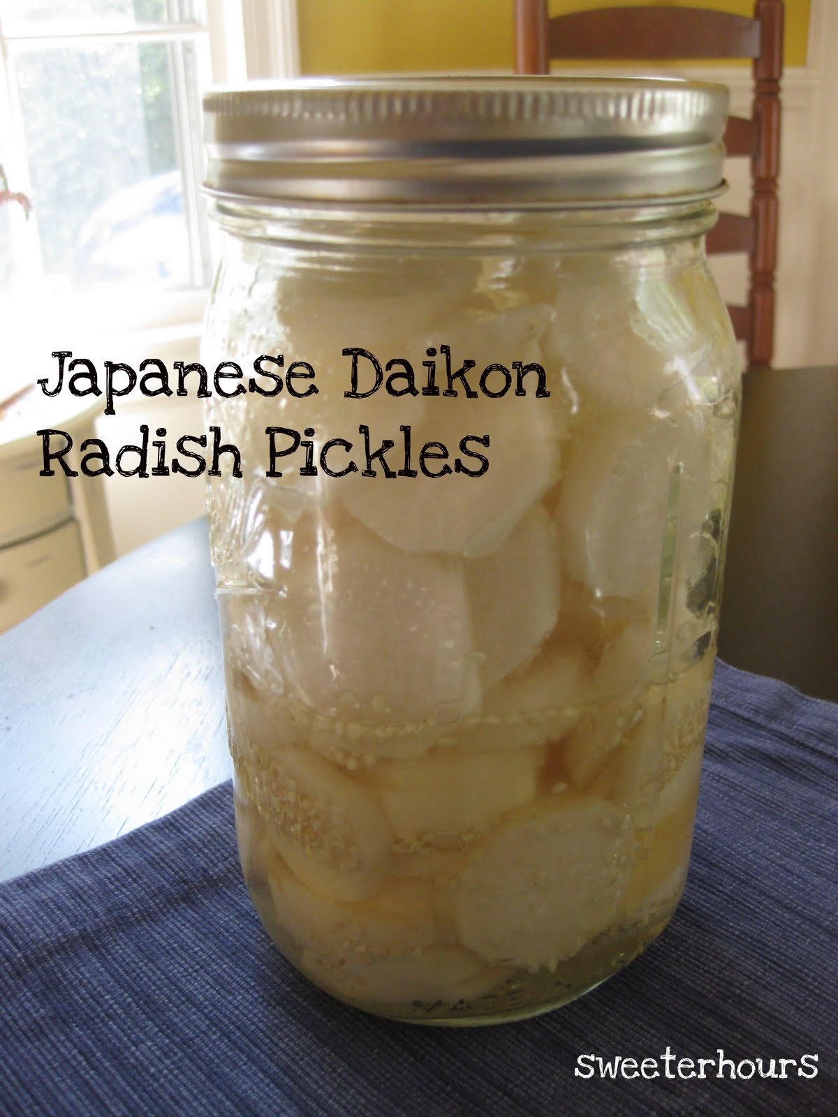 Sweeter Hours Sweet Makes Japanese Daikon Radish Pickles
