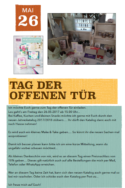 Stampinfantasy Einladung Zum Geburtstagsfruhstuck