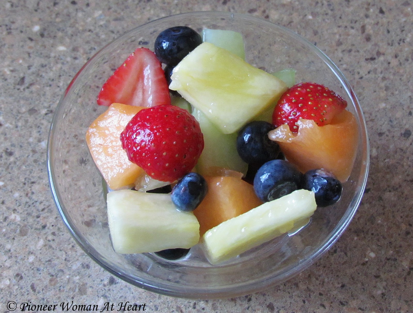 Pioneer Woman at Heart HoneyGingerLime Fruit Salad Dressing & Severe