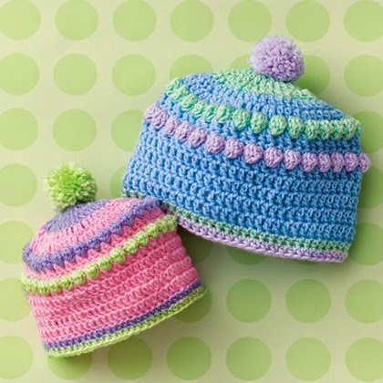 Baby Bobbles Hat Free Crochet Pattern