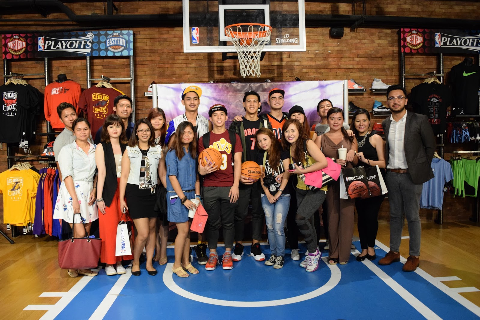 NBA Fashion Style by Bloggers in NBA Store Glorietta 3