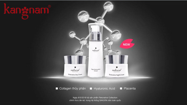 Bộ kem phục hồi chống lão hóa Sakura Restorative mới Giá niêm yết của kem chống lão hóa Sakura
