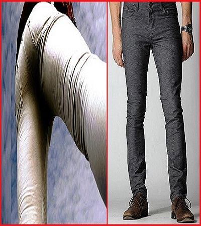 Tight denim pants especially skin tight is injurious to legs! - Goldnfiber