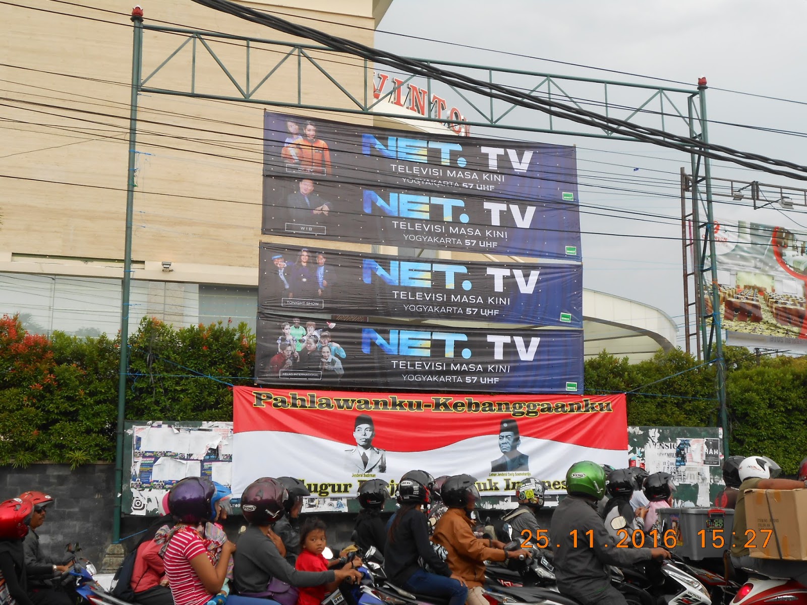   Panggung  Spanduk Resmi Event Promo  NET TV Wilayah Jogja