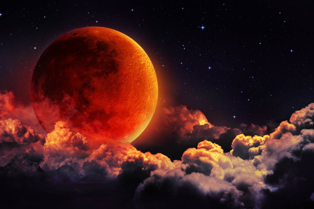 El Selvático Eclipse total de Luna, Luna de Sangre y