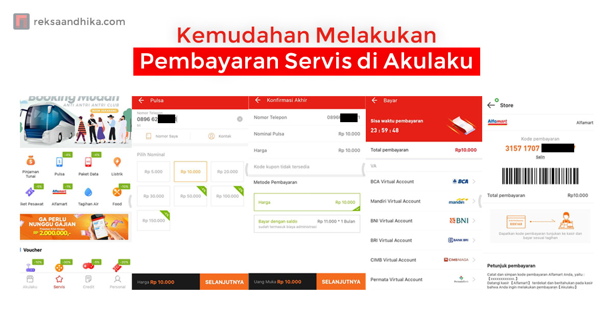 Cara beli pulsa di Akulaku Cara beli pulsa di Akulaku