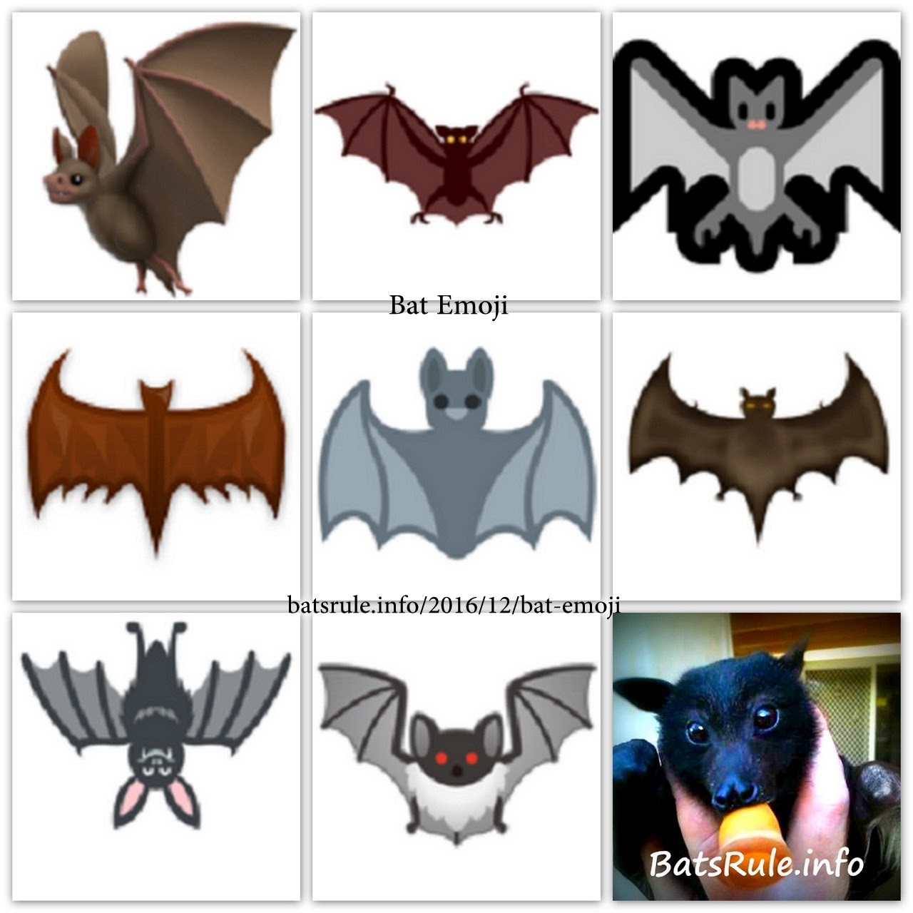Bat Emoji 