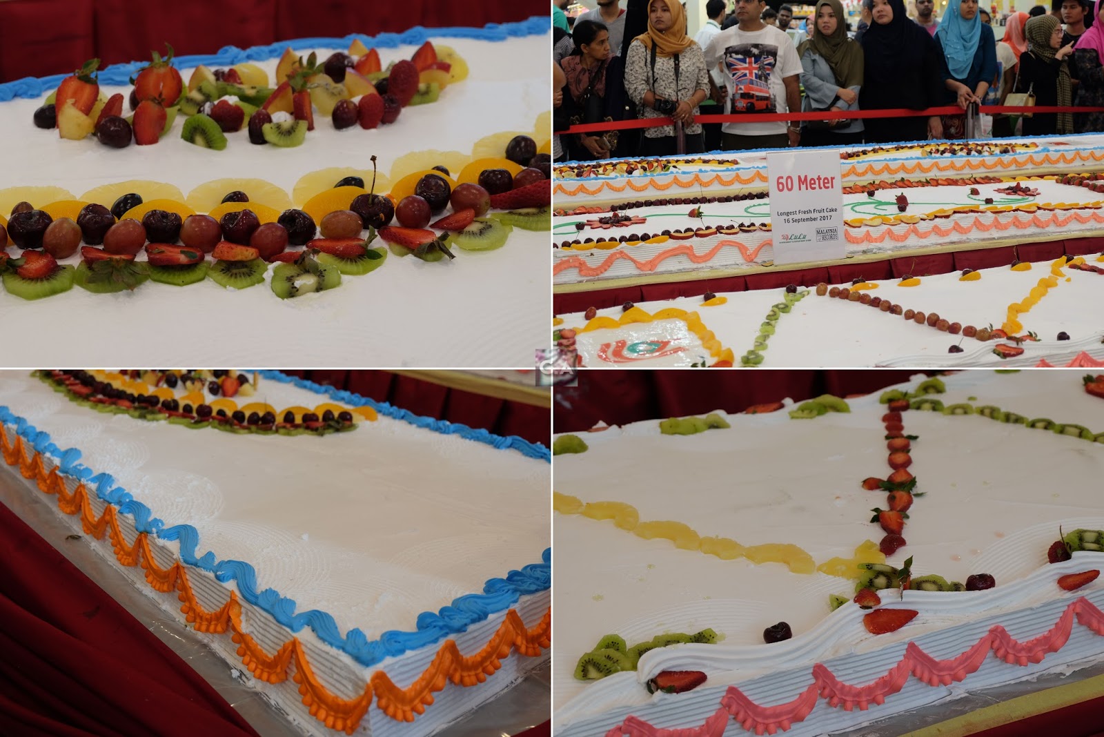 I Get To Witness "The Longest Fresh Fruit Cake in Malaysia" at Lulu