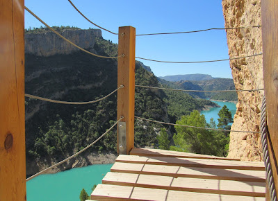 A vista de pájaro desde las Pasarelas de Montfalcó