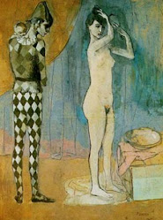 Familia de arlequín, Picasso.
