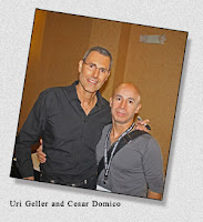 Uri Geller - Cesar Domico Magic Convention Genii magazine 2012