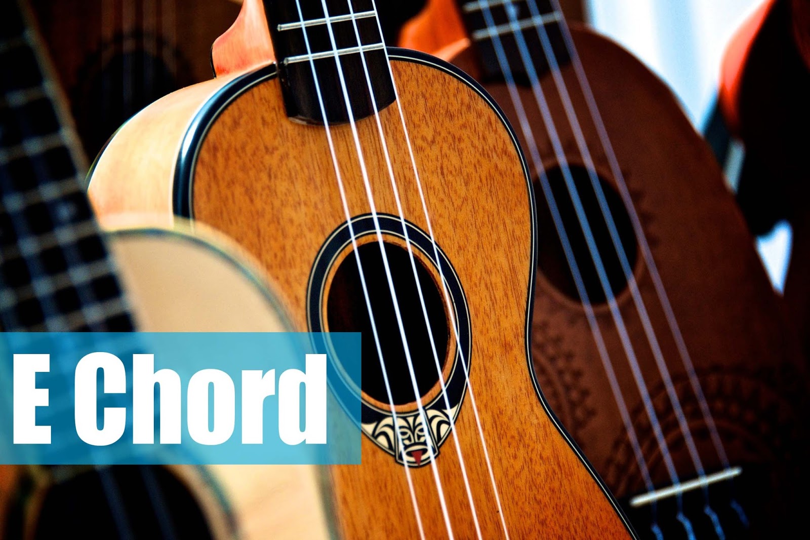 Chord atau Kunci E pada Ukulele Irvan Sigufi