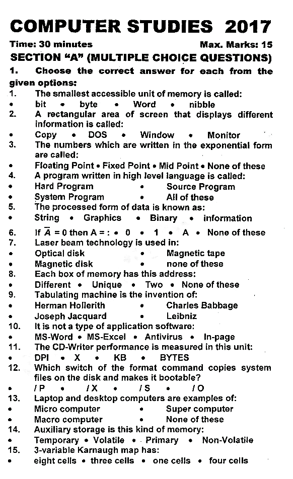 Education Is The Key To Success Computer Studies For Class IX (Science