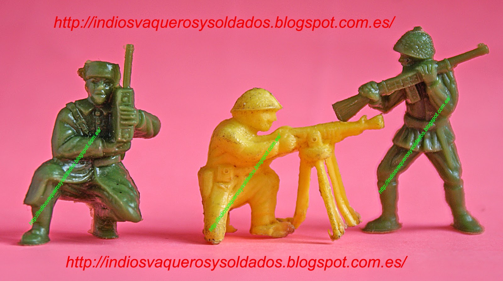 Dunkin figuras de soldados