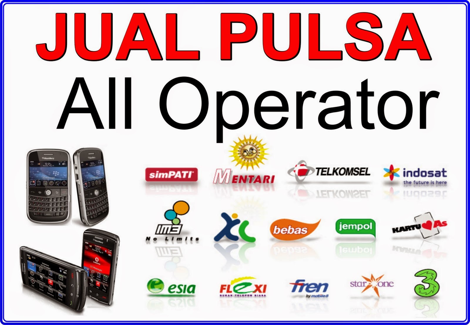 Contoh Spanduk Jualan Pulsa All Operator gambar spanduk