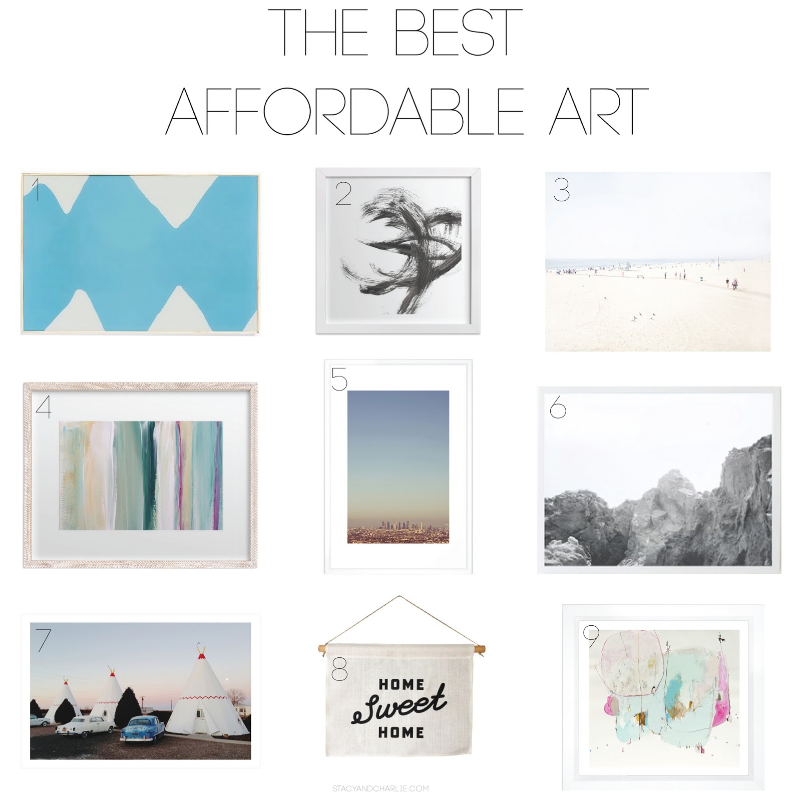 Stacy + Charlie: the best affordable art sources