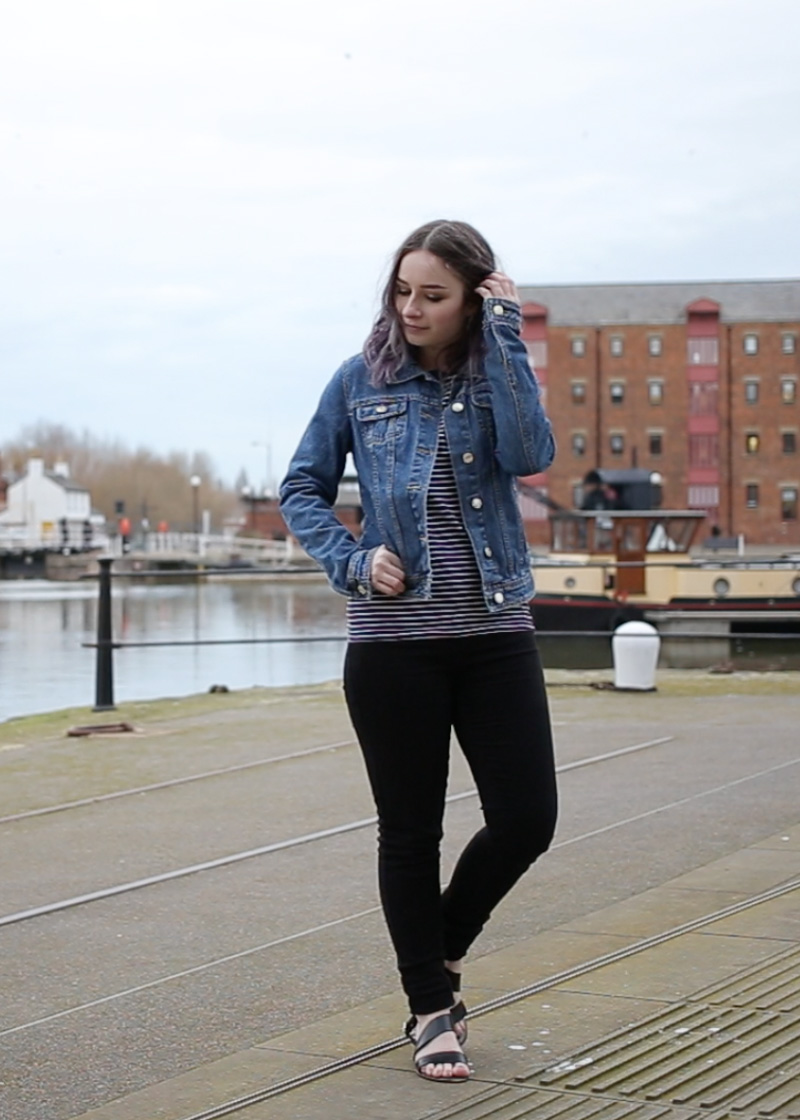 Denim Jacket Win OOTD TESSA HOLLY