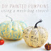 DIY Painted Pumpkins from a Mesh Bag