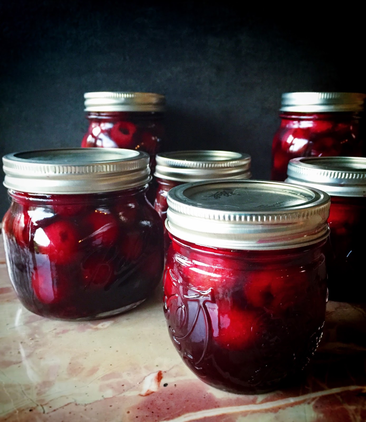 Cherries in Red Wine Syrup