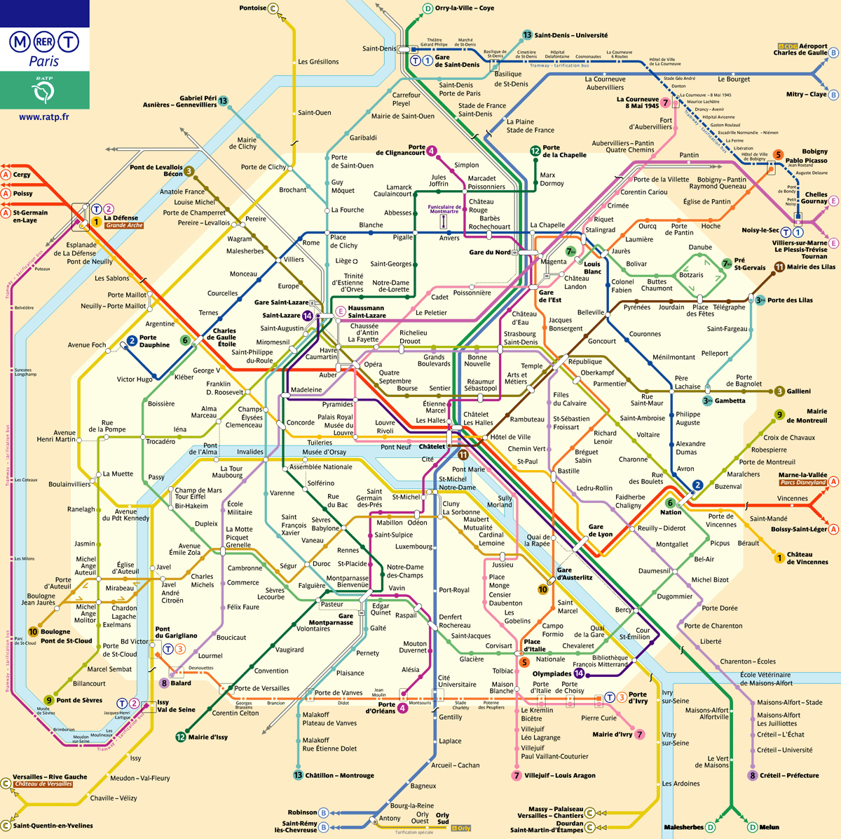 Paris Já!: Como andar no metrô de Paris: mapa e funcionamento do Metrô ...