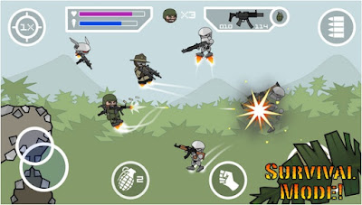Doodle Army 2 Mini Militia full mega mod