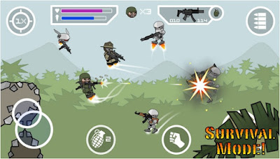 Doodle Army 2 Mini Militia Mod Apk Full v4.3.5 (Pro Pack Unlocked) Update Doodle Army 2 Mini Militia full mega mod