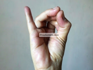 The Yoga Hand Gesture Hridaya Mudra or the Heart Pose