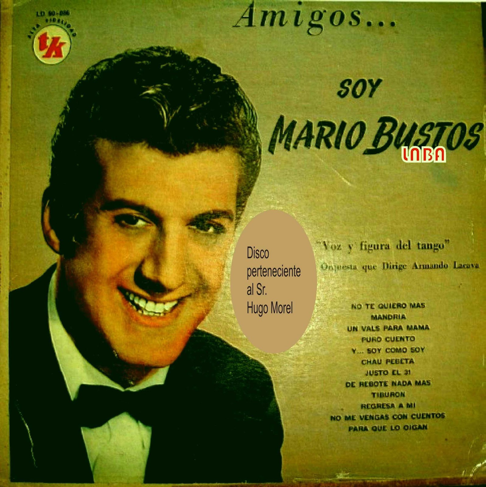 La nova Botica del Aleman. Tango Mario Bustos Amigos, soy M. Bustos