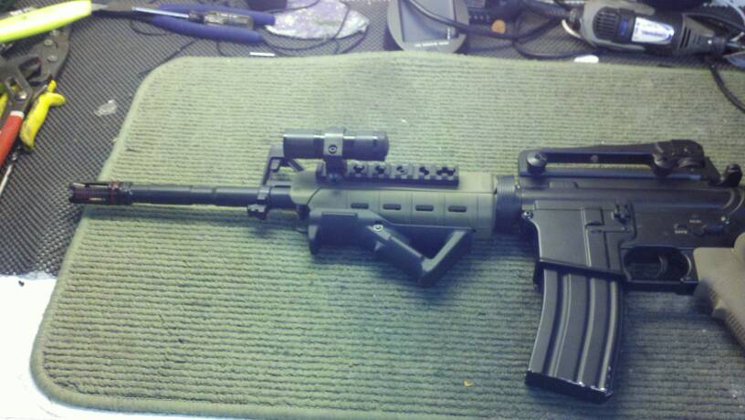 M4 Ris Build Airsoft GuRu Presents The GuRu Crew Reviews: D-Boys M4 RIS (Overide ...