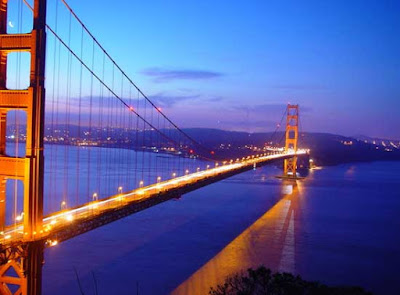 The Golden Gate Bridge in California The Golden Gate Bridge in California