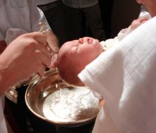 Image: Photo credit: Baby being baptized, by Tilen Krivec on FreeImages