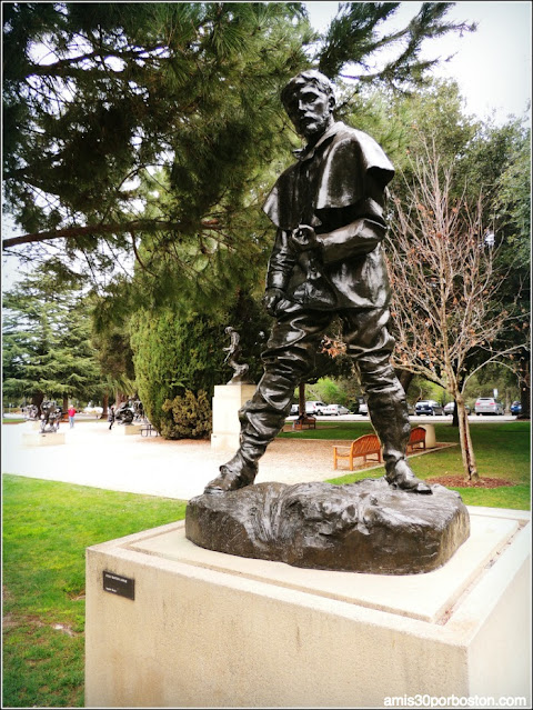 "Jules Bastien-Lepage" en el Jardín de Esculturas de Rodin de Stanford