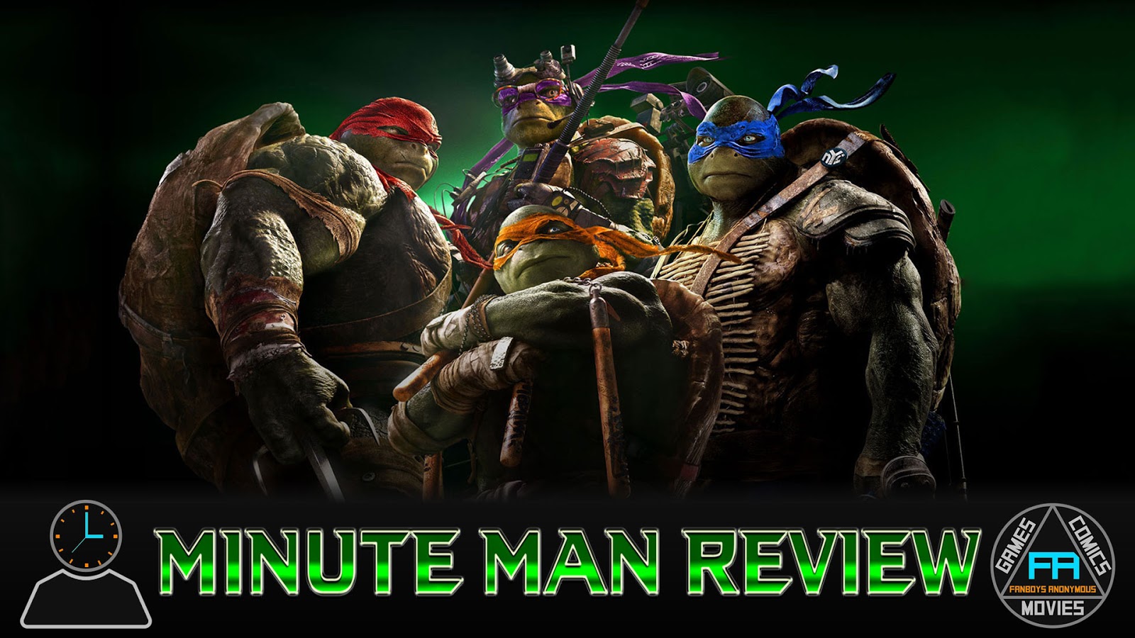 Minute Man Reviews Teenage Mutant Ninja Turtles Out of the Shadows in