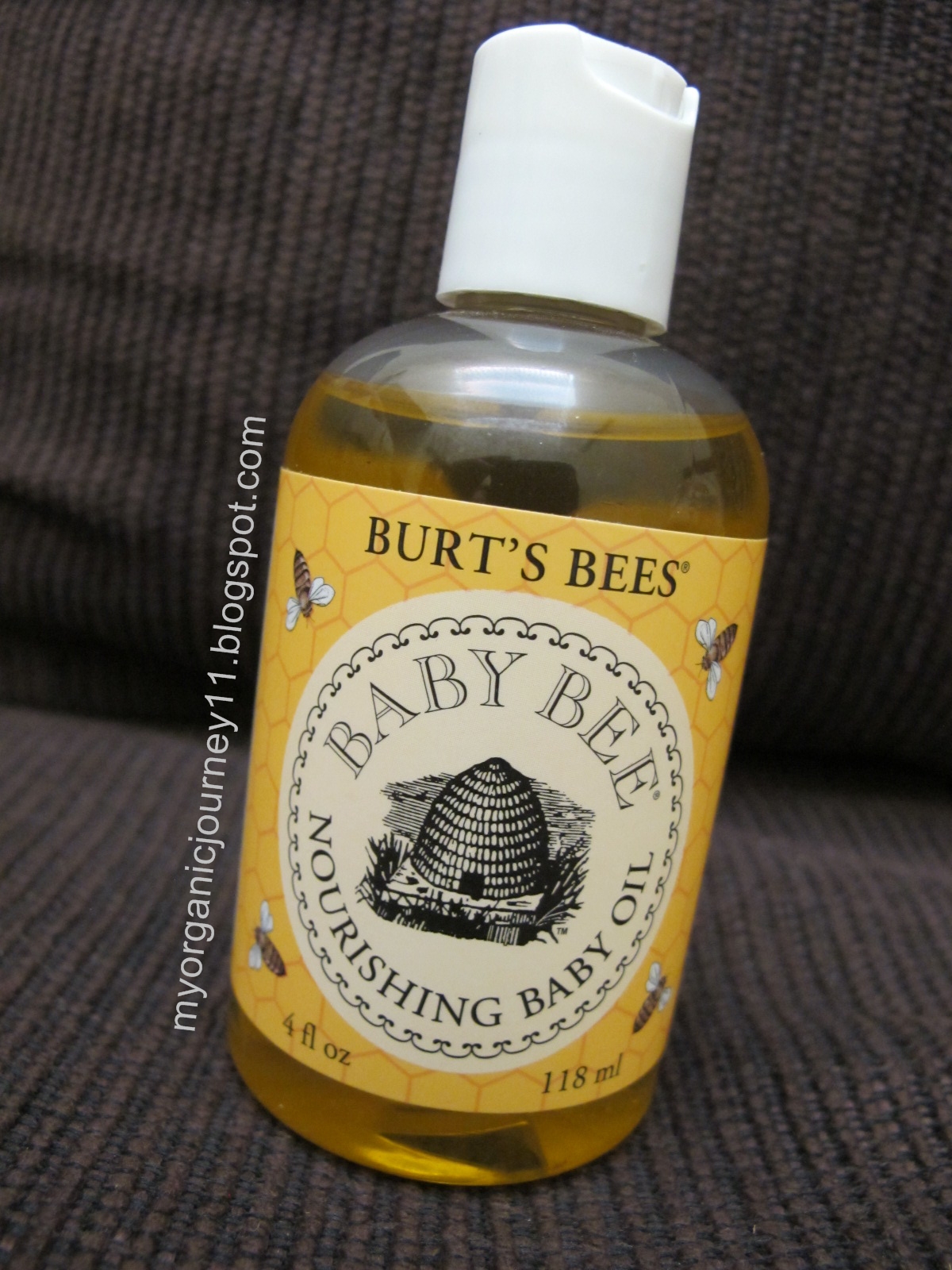 My Organic Journey Review Burt's Bees Baby Bee Nourishing Baby Oil