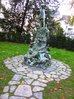 Park of Petit Sablon in Brussels
