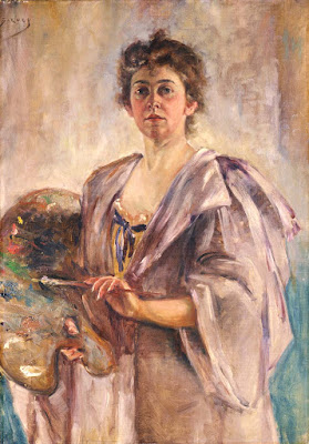Self-Portrait in Painting Robe (1896), Alice Pike Barney Self-Portrait in Painting Robe (1896), Alice Pike Barney