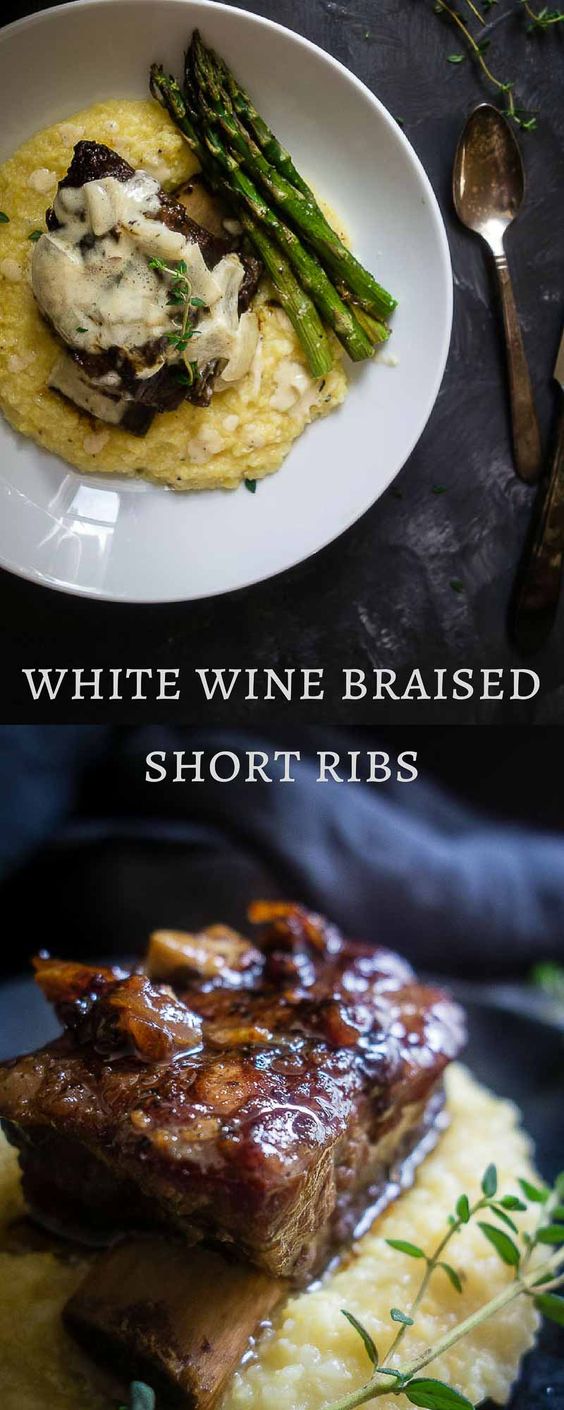White Wine braised Short Ribs vegan recipe meal prep