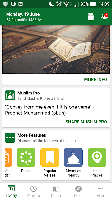 Menu cari masjid dan rumah makan terdekat mudik lebaran, mudik lebaran 2017, muslim pro