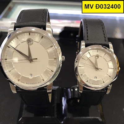 Đồng hồ dây da Movado Đ032400