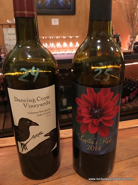 tasty vintages at Lake County Wine Studio in Upper Lake, California tasty vintages at Lake County Wine Studio in Upper Lake, California