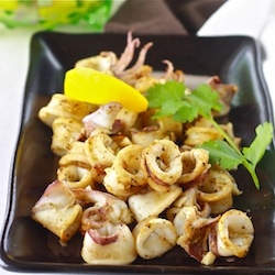 grilled squid recipe with spices and herbs