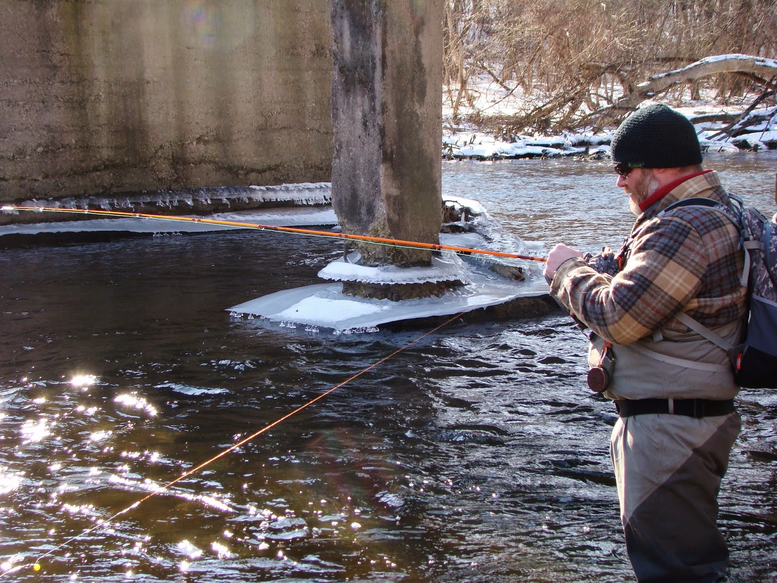 brianonthefly Winter Fly FIshing Inland trout 2015