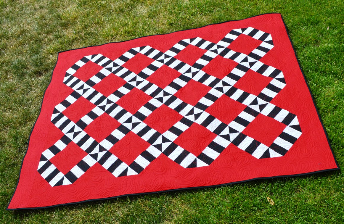 Happy Quilting Jelly Roll Railway Quilt